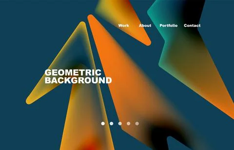 Broken pieces abstract background. Trendy background for your landing page Stock Illustration
