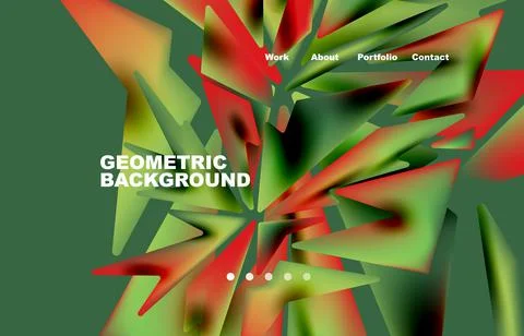Broken pieces abstract background. Trendy background for your landing page 스톡 일러스트