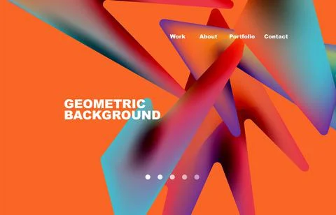 Broken pieces abstract background. Trendy background for your landing page 스톡 일러스트