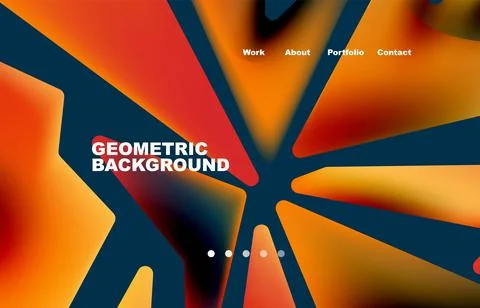 Broken pieces abstract background. Trendy background for your landing page 스톡 일러스트