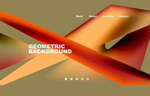 Broken pieces abstract background. Trendy background for your landing page Illustrazione stock