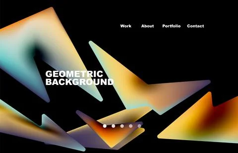 Broken pieces abstract background. Trendy background for your landing page 스톡 일러스트