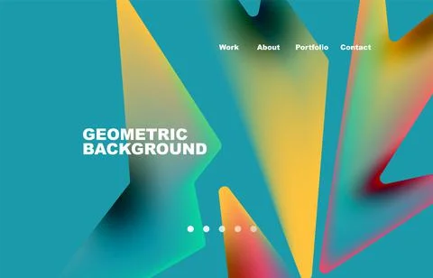 Broken pieces abstract background. Trendy background for your landing page Stock Illustration