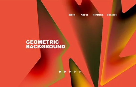 Broken pieces abstract background. Trendy background for your landing page 스톡 일러스트