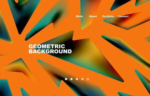Broken pieces abstract background. Trendy background for your landing page 스톡 일러스트