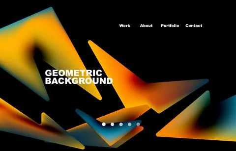 Broken pieces abstract background. Trendy background for your landing page 스톡 일러스트