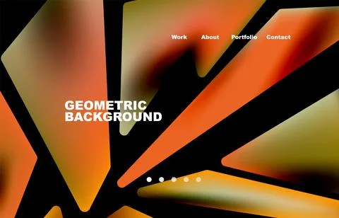 Broken pieces abstract background. Trendy background for your landing page 스톡 일러스트