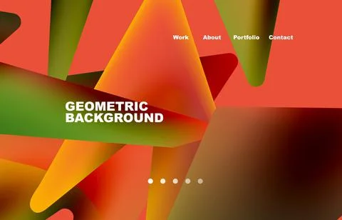 Broken pieces abstract background. Trendy background for your landing page Stock Illustration