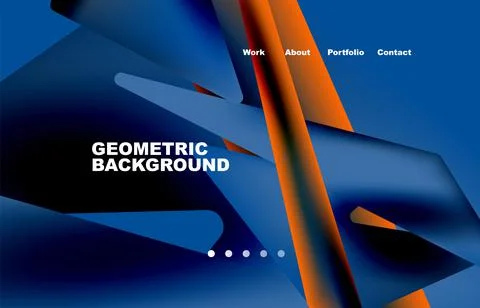 Broken pieces abstract background. Trendy background for your landing page 스톡 일러스트