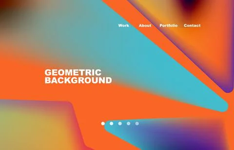 Broken pieces abstract background. Trendy background for your landing page Stock Illustration