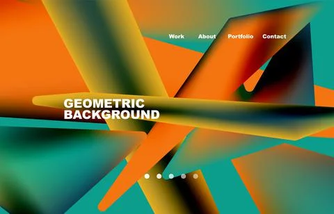 Broken pieces abstract background. Trendy background for your landing page 스톡 일러스트