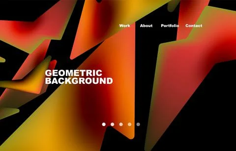Broken pieces abstract background. Trendy background for your landing page 스톡 일러스트