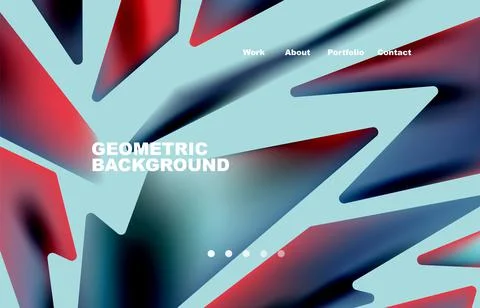 Broken pieces abstract background. Trendy background for your landing page Stock Illustration