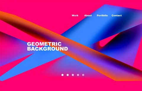 Broken pieces abstract background. Trendy background for your landing page 스톡 일러스트