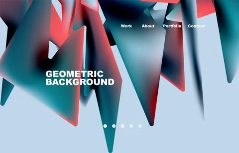 Broken pieces abstract background. Trendy background for your landing page 스톡 일러스트