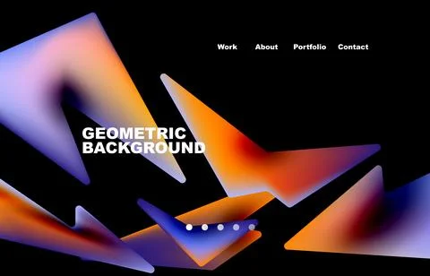 Broken pieces abstract background. Trendy background for your landing page 스톡 일러스트