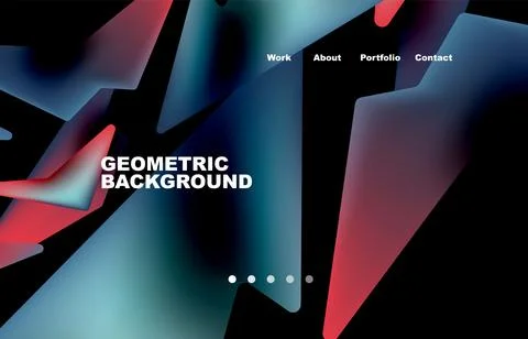 Broken pieces abstract background. Trendy background for your landing page 스톡 일러스트