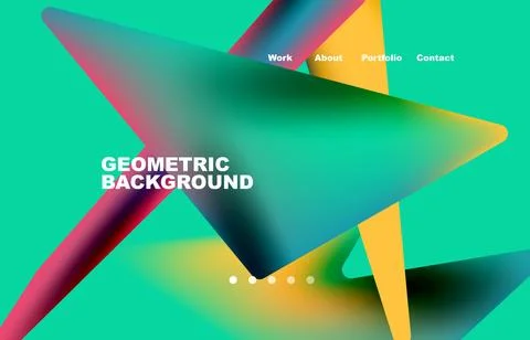 Broken pieces abstract background. Trendy background for your landing page 스톡 일러스트