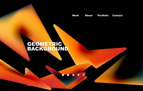 Broken pieces abstract background. Trendy background for your landing page Stock Illustration