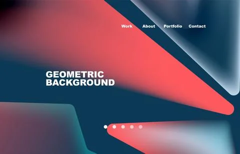 Broken pieces abstract background. Trendy background for your landing page Stock-Illustration