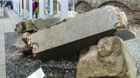Broken pillar Foto stock