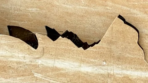 Broken plastic sheet on the ground 스톡 동영상 139047738