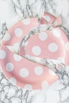 Broken plate Stock Photos