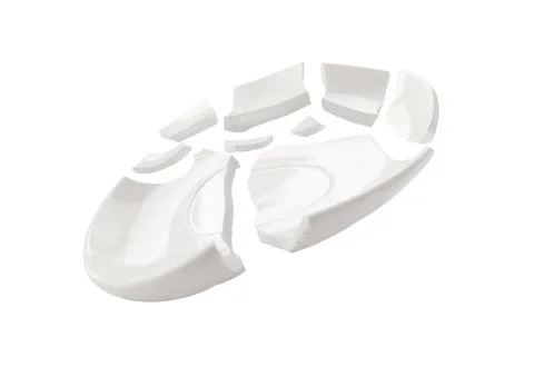 Broken plate 스톡 사진