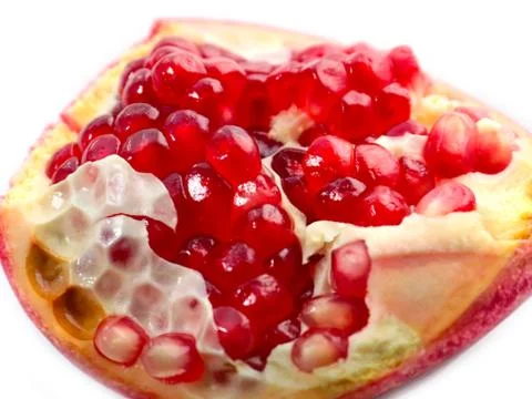 Broken pomegranate\ Stock Photos