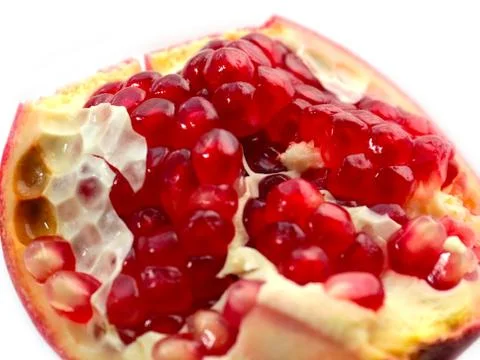 Broken pomegranate\ Stock Photos