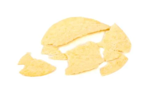 Broken potato chip Stock Photos