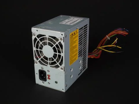 Broken power supply Stock-Fotos