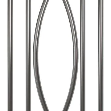 Broken prison bars isolated on white Ilustración de archivo