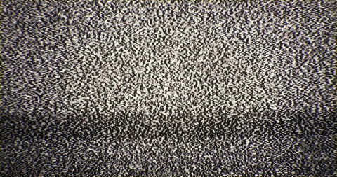 Broken reception tv interference noise static insert element. Stock Footage