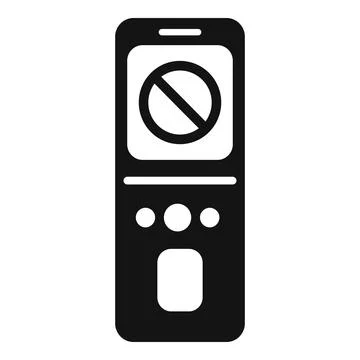 Broken remote control icon simple vector. Repair air conditioner Ilustración de archivo