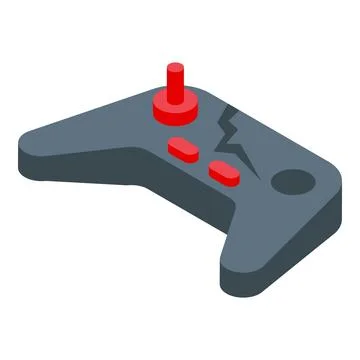 Broken remote control showing loss of control and frustration イラスト素材