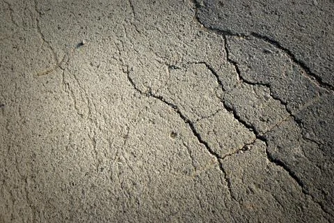 Broken road Stock Photos