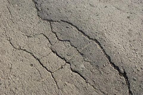 Broken road Stock Photos