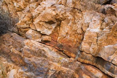 Broken rock texture Stock Photos