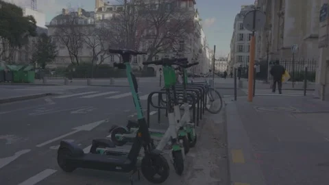 Broken scooter Stock Footage 147663312