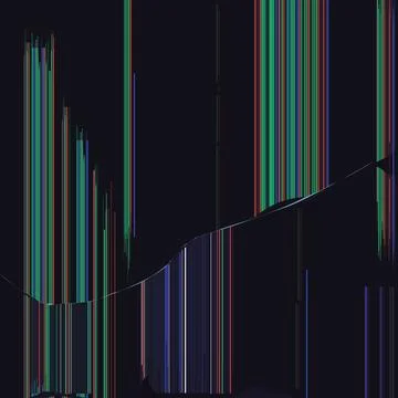 Broken screen. 스톡 일러스트