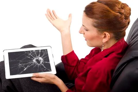 Broken Screen Stock Photos