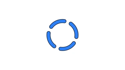 Broken Signal Loader Vídeo Stock 344624303