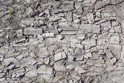 Broken slate. Background Stock Photos