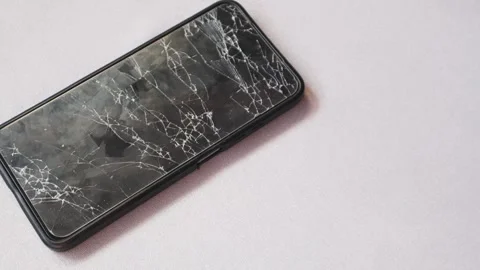 Broken smartphone Stock-Footage 333103710