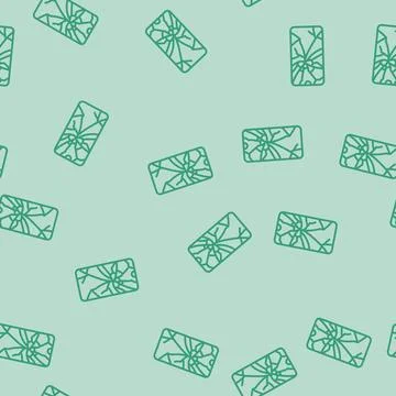 Broken smartphone screen line seamless pattern 库存插图