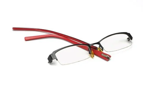 Broken spectacles Stock Photos