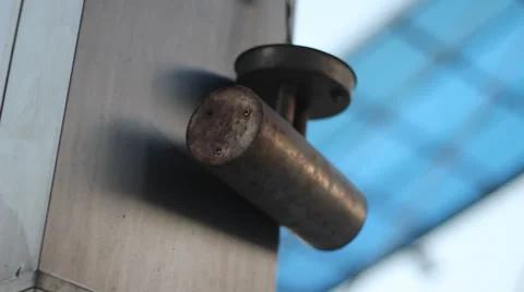 Broken Street Camera Stock Footage 31584254
