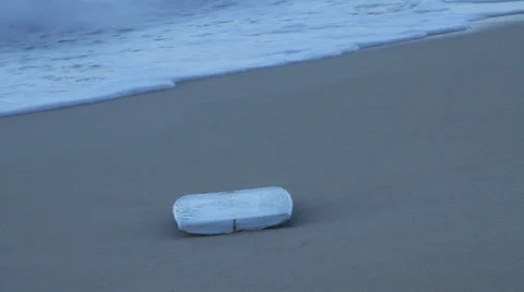Broken Surf Board Hawaii Stock Footage 36669948