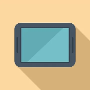 Broken tablet icon flat . Repair mobile Stock Illustration